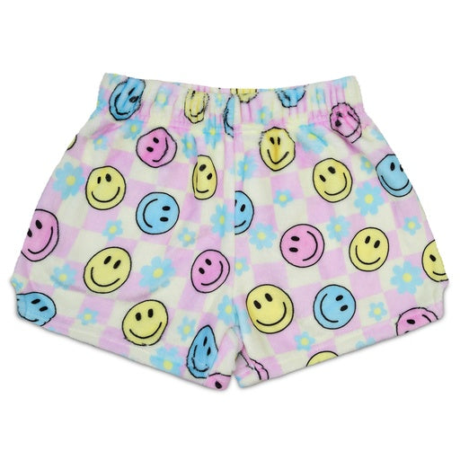 iScream Plush Shorts - Happy Check
