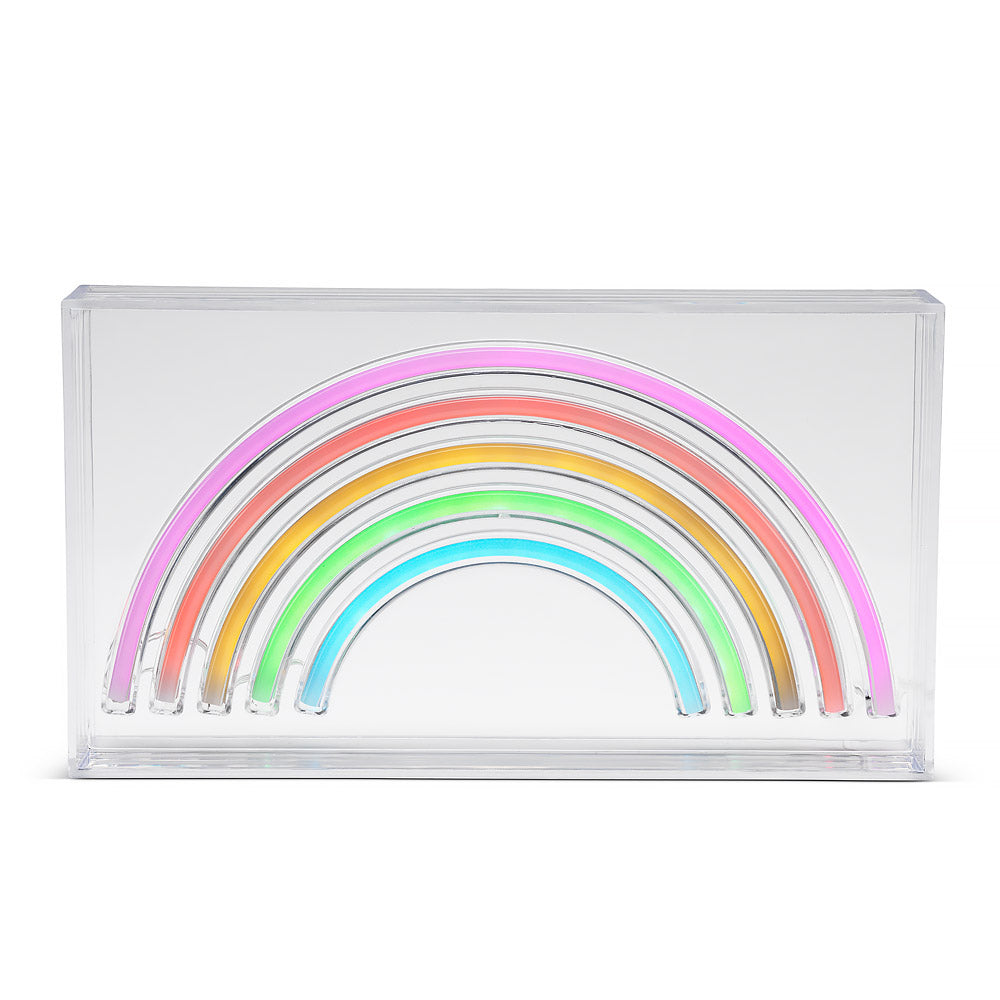 Boxed Acrylic Rainbow Neon Light – Olly-Olly