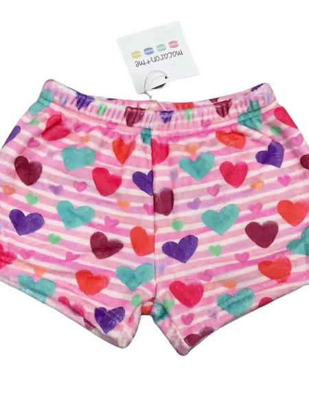 Macaron & Me Heart Plush Shorts