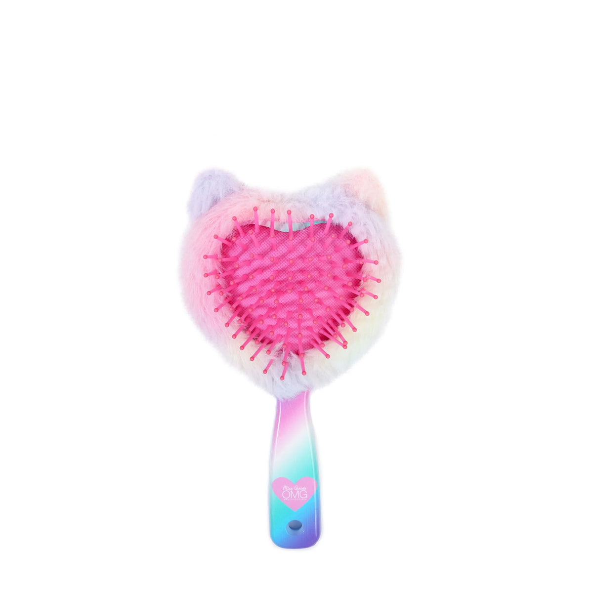 Miss Bella Kitty Cat Heart-Shaped Plush Hairbrush – Olly-Olly