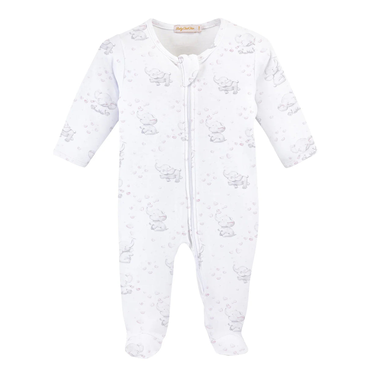 Baby Club Chic Pink Toile Bunnies Printed Bubble main image 0