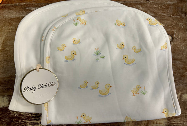 Baby Club Chic Three Little Ducks Burp Cloth Set