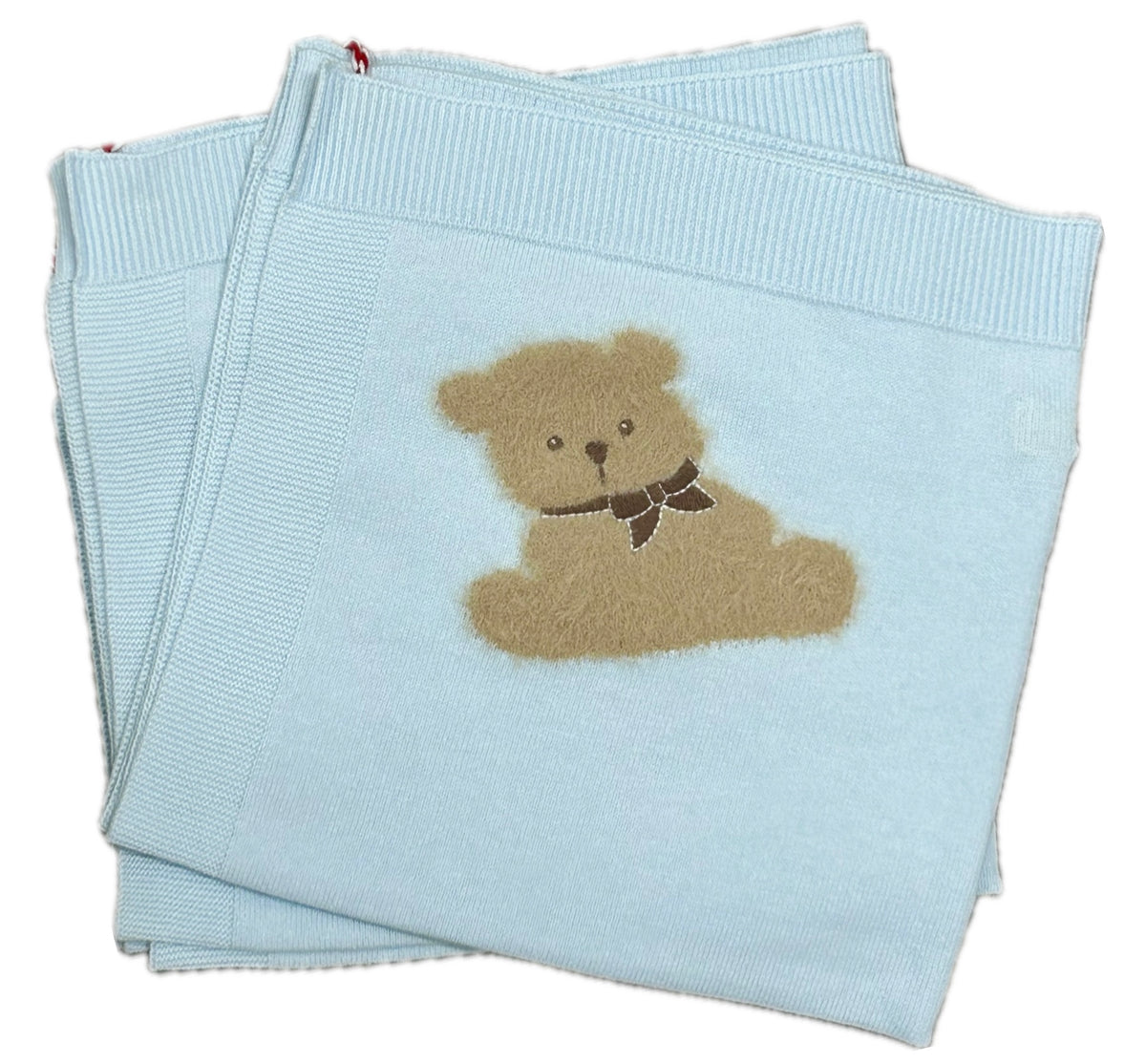 Baby Imported Soft Blanket For Babies In Blue Bear Shape main image 0