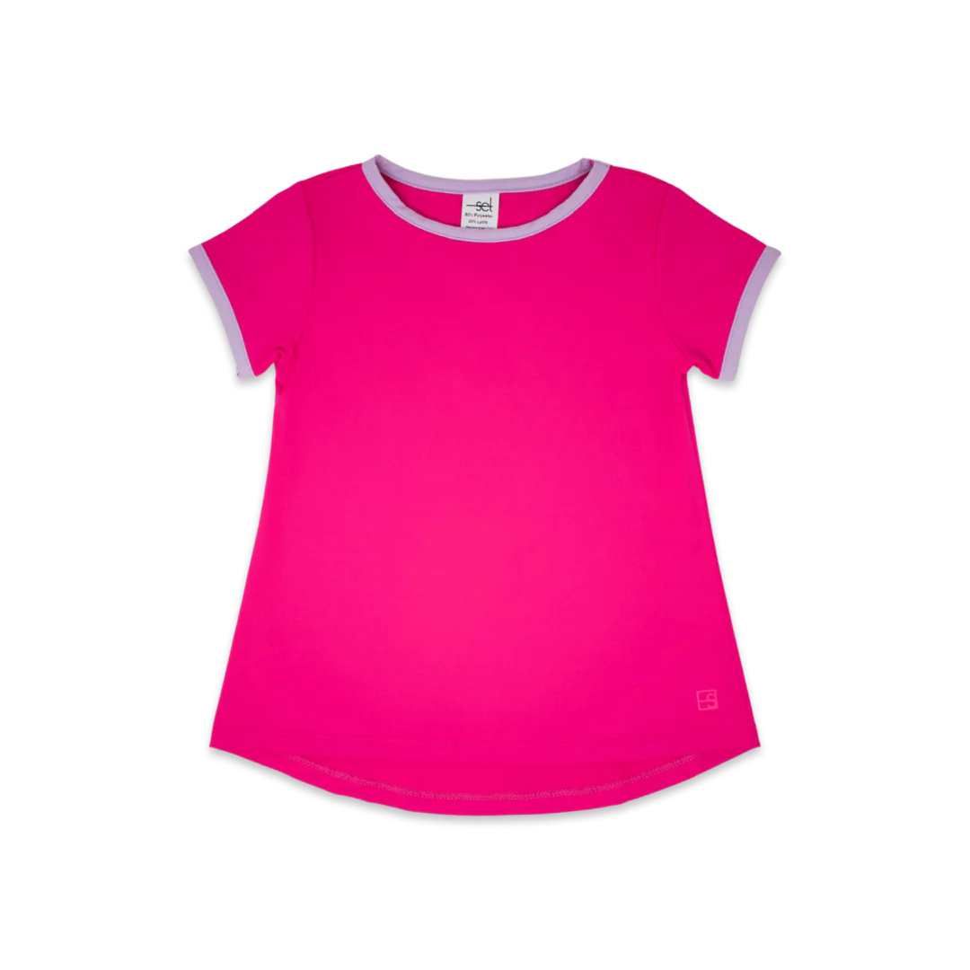 Set Athleisure Bridget Basic Tee, Cotton Candy Blue main image 0