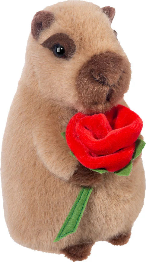 Douglas Valentine Capybara with Rose Douglas Valentine Capybara with Rose