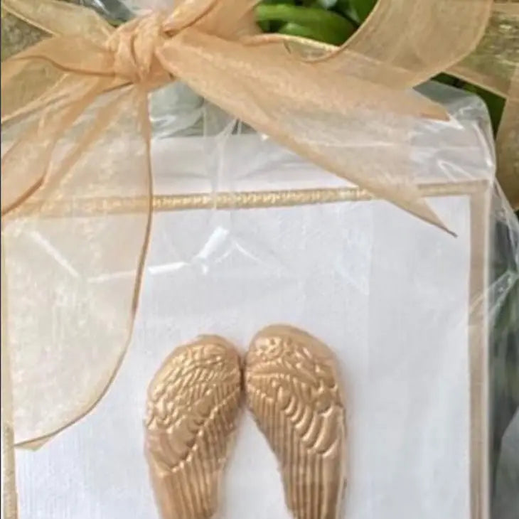 Gold Gilded Angel Wings Canvas Art OllyOlly