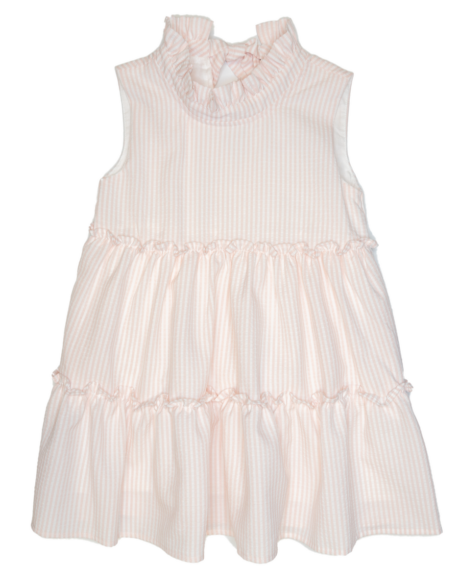 Orange Check Shortall with Shirt by LuLu BeBe