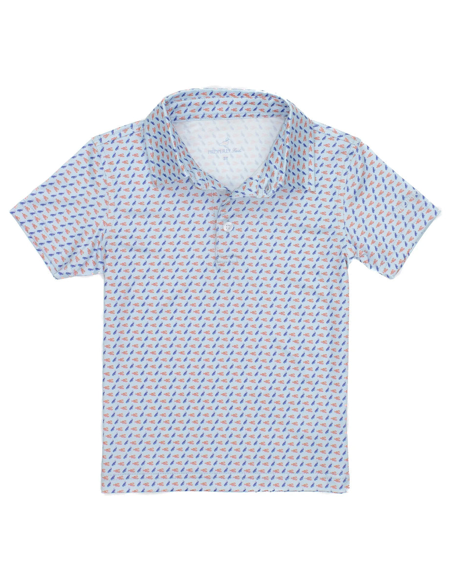 Properly Tied Boys Inlet Polo Shirt - Flying Mallard Duck main image 0
