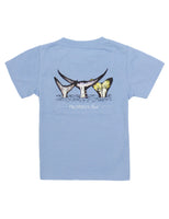 Properly Tied Fish Out Of Water S/S Tee - Light Blue