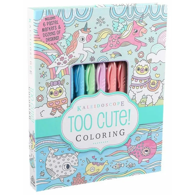 Kaleidoscope Pastel Too Cute Coloring Book – Olly-Olly