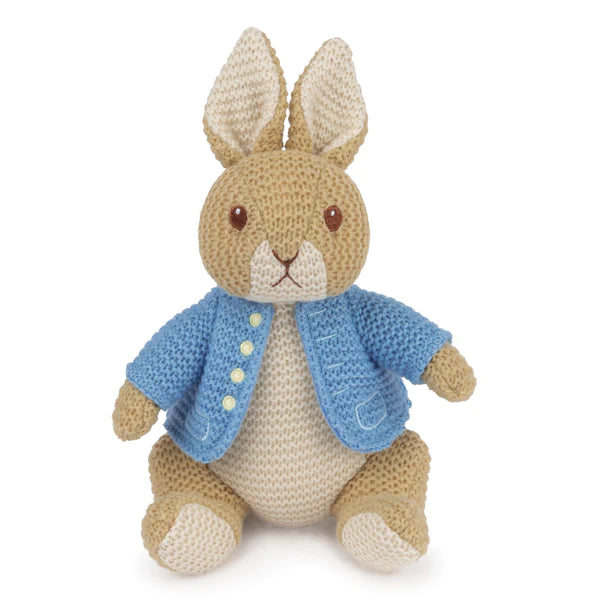 6.5" Peter Rabbit Knit Plush Bunny