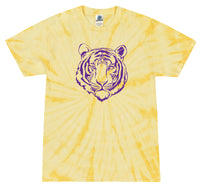 Azarhia Tiger Yellow Tie Dye T-Shirt