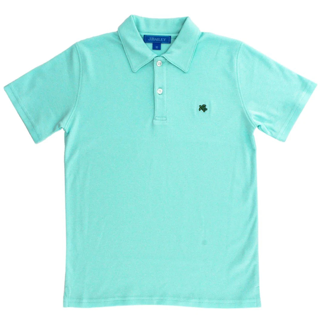 Bailey Boys Short Sleeve Henry Polo in Yellow
