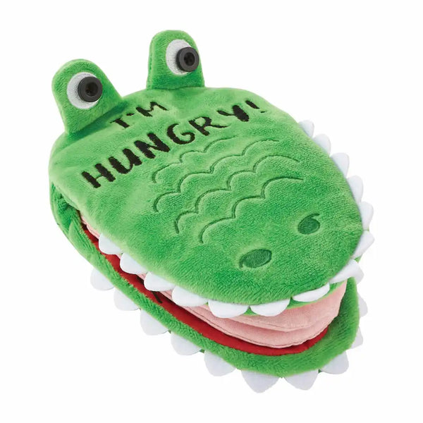 Hungry Alligator Puppet Plush Activity Book