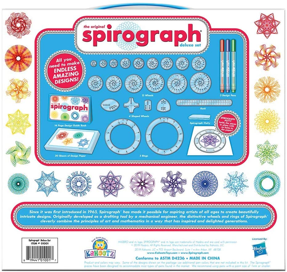 Deluxe Original Spirograph Art Set – Olly-Olly