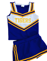 Purple/Gold Tigers Cheer 2Pc Uniform