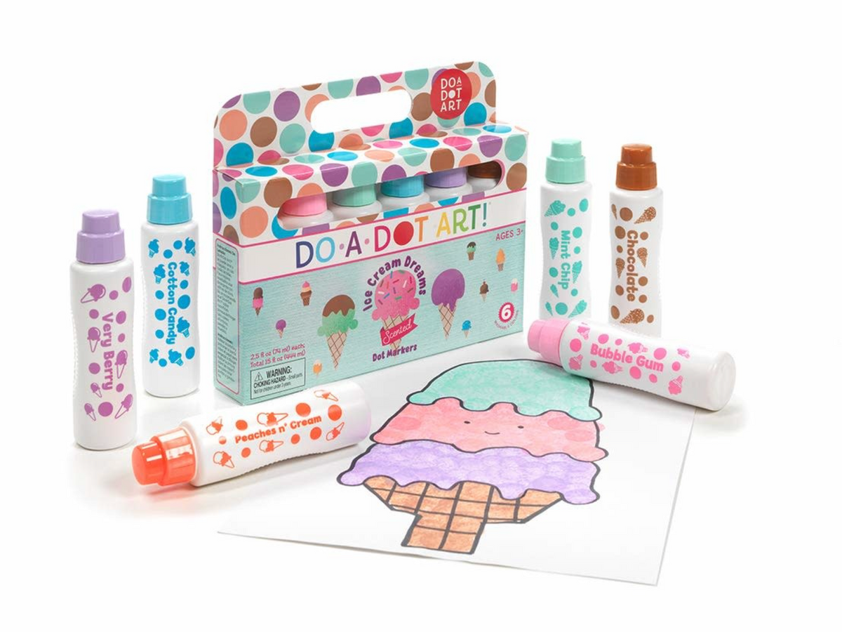 Do A Dot Art! Markers 6-Pack Ice Cream Dreams Washable Paint