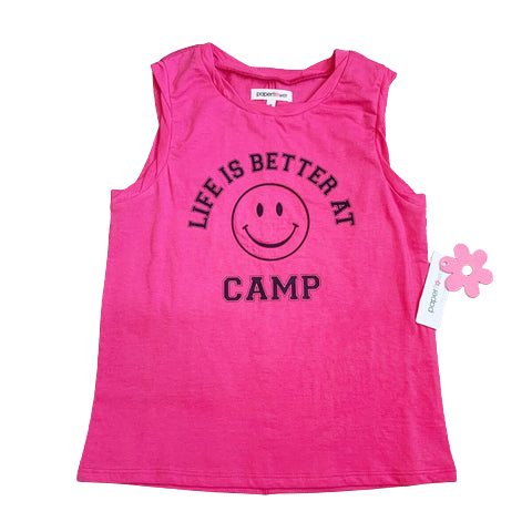 Life is Better at Camp Pink Tank Top
