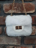 Faux Fur Crossbody Purse