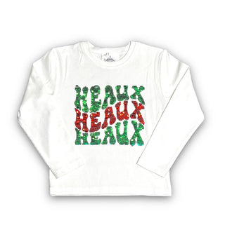 Belle Cher L/S Sequin Tee Shirt - Heaux Heaux Heaux