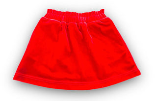 Belle Cher Red Velvet Skort