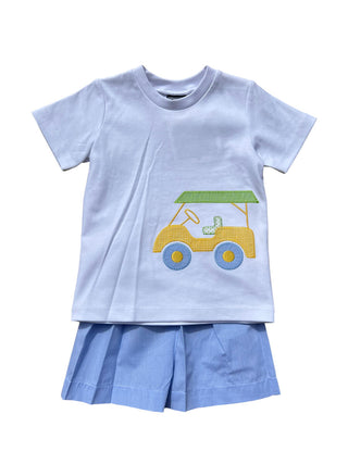 TRUE Boys Golf Cart Tee/Shorts 2Pc Set