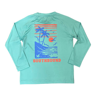 Southbound Performance L/S Tee - Palms
