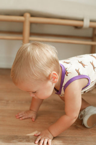 Southern Slumber Geaux Bamboo Henley Onesie with Snaps