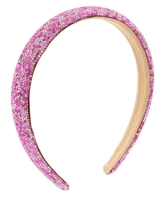 Bari Lynn Thin Crystallized Headband (Assorted Colors)