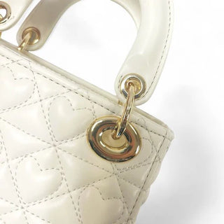Doe-A-Dear Faux Leather Heart Quilted Bag