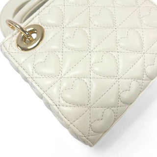 Doe-A-Dear Faux Leather Heart Quilted Bag