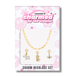 The Crowns Charm Necklace Set - Pets