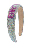 Bari Lynn Fully Crystallized Birthday Headband