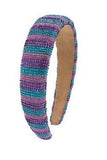Bari Lynn Stripe Fully Crystallized Headband