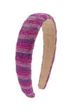 Bari Lynn Stripe Fully Crystallized Headband