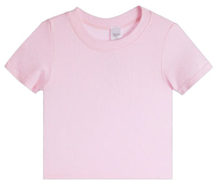 Suzette Ribbed Seamless Top - Suzette Pink