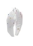 Bari Lynn Birthday Bead Crystal Knot Headband