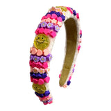 Bari Lynn 3D Charm and Smile Face Headband