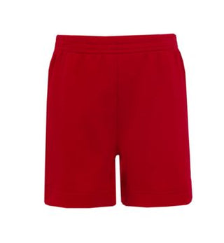 Boy's Knit Shorts- Red