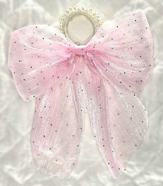 Hair Band with Pearl Beads and Rhinestone Studded Bow