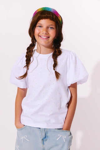 Lola and The Boys Sparkle Princess Ruffle T-shirt