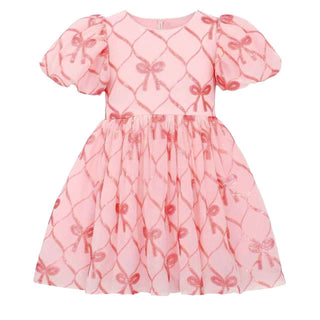 Lola and the Boys Sparkle Pretty Bows Dress
