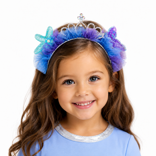 ML Kids Enchanted Storybook Mermaid Crown Headband, additional view
