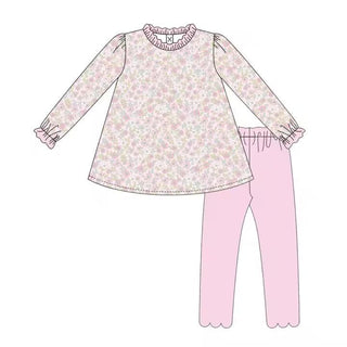 Floral Swing Top with Liberty Leggings Set