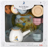 Beatrix Potter 11Pc Wooden Tea Set