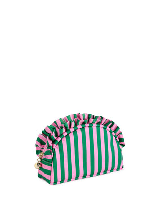 Ruffle Small Zip Pouch