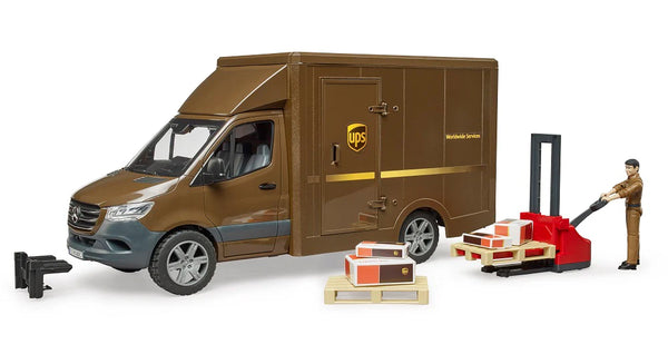 Bruder UPS Truck with Manual Jack Pallet