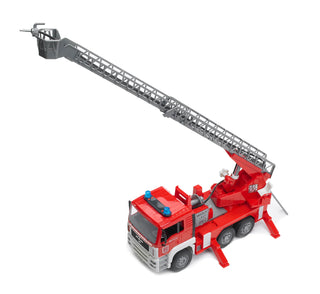 Bruder MAN TGA Fire Engine w/ Ladder Water Pump & Light/Sound Module