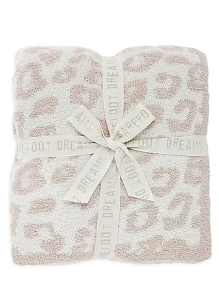 Barefoot Dreams Adult Throw- Cream/ stone