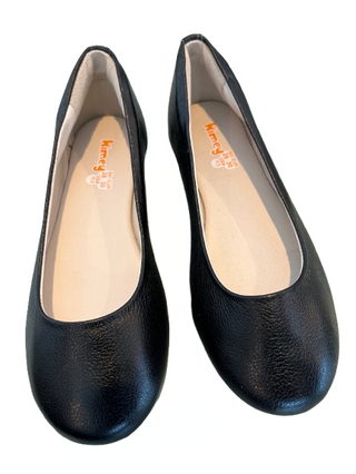 Kimey Hira Bale Matte Black Ballet Flats